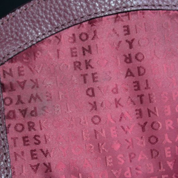 Kate Spade Maroon Flap Backpack - Picture 7 of 8